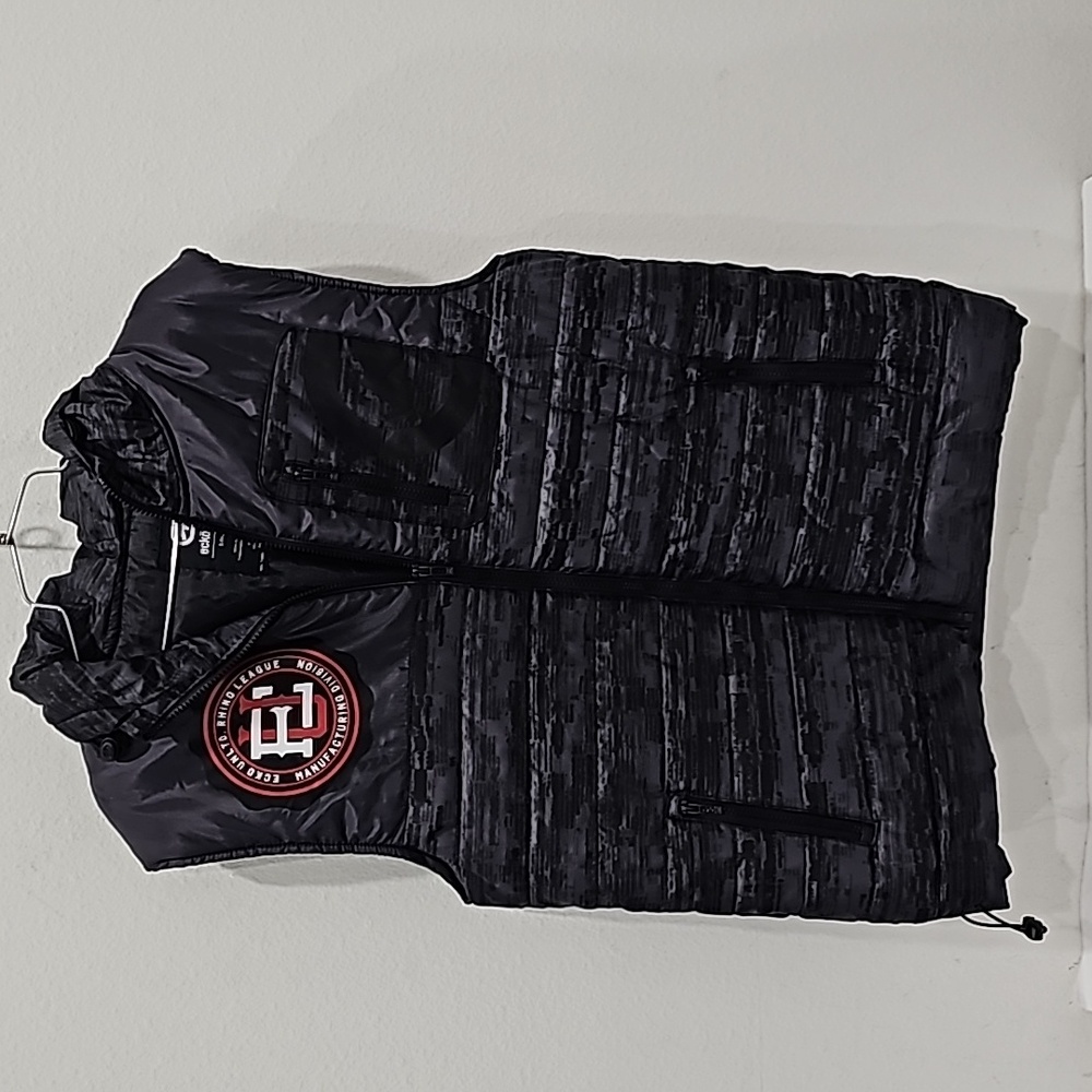 Ecko Unltd. Rhino League Puffer Jacket Vest Size M